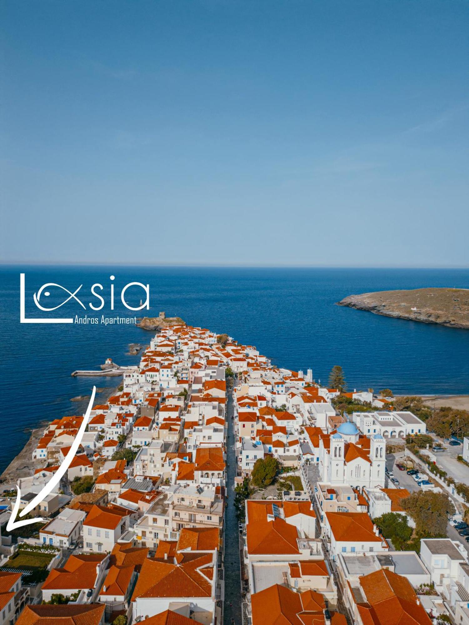 Andros Apartment - Lasia Kültér fotó